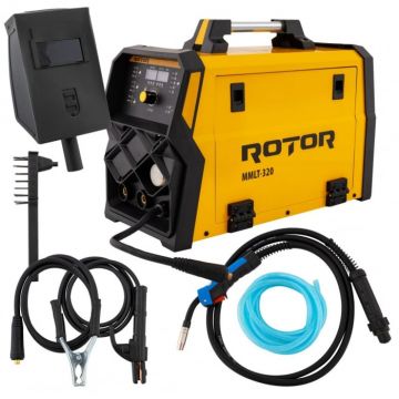 Aparat de sudura Rotor MIG 320A, dimensiune electrozi 1.6-4mm, Accesorii incluse Aparat de sudura Rotor MIG 320A, dimensiune electrozi 1.6-4mm, Accesorii incluse