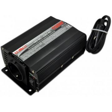 Invertor auto Kemot URZ3160, 12V/230V, 150W, 1 iesire