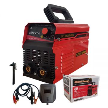 Invertor de sudura Global Dawer Mini 250, 250 A, 2 - 3.2 mm Invertor de sudura Global Dawer Mini 250, 250 A, 2 - 3.2 mm