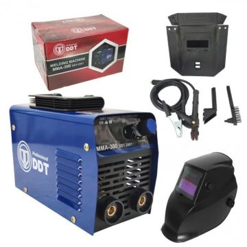 Pachet promo Aparat de sudura DDT PROFESSIONAL DDT-2001, MMA 300A, afisaj electronic LCD + Masca Sudura Automata cu Reglaj si Cristale Pachet promo Aparat de sudura DDT PROFESSIONAL DDT-2001, MMA 300A, afisaj electronic LCD + Masca Sudura Automata cu Reglaj si Cristale
