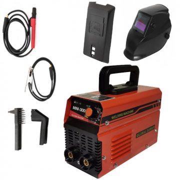 Pachet promo Aparat de Sudura tip Invertor, Global Dawer, Mini 300, 300 A + Masca Sudura Automata cu Reglaj si Cristale Pachet promo Aparat de Sudura tip Invertor, Global Dawer, Mini 300, 300 A + Masca Sudura Automata cu Reglaj si Cristale