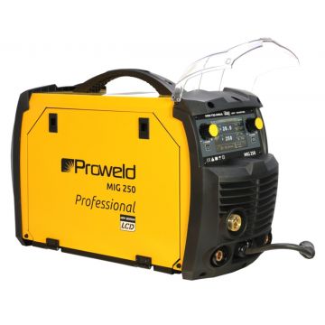 ProWELD MIG 250 Synergetic Invertor digital MIG/TIG/MMA 200A, Sudură oțel, inox, aluminiu, fontă, Afișaj LCD, reglaj sinergic ProWELD MIG 250 Synergetic Invertor digital MIG/TIG/MMA 200A, Sudură oțel, inox, aluminiu, fontă, Afișaj LCD, reglaj sinergic