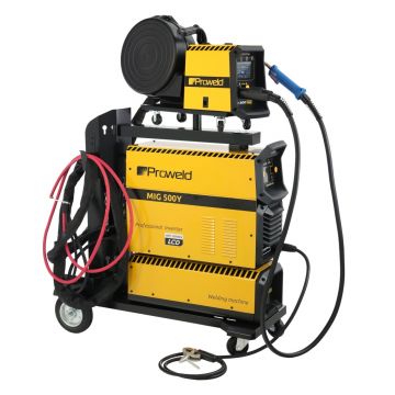 ProWELD MIG 500Y Synergetic Invertor sudare profesional MIG/MAG, MMA, Lift TIG + derulator detasabil ProWELD MIG 500Y Synergetic Invertor sudare profesional MIG/MAG, MMA, Lift TIG + derulator detasabil